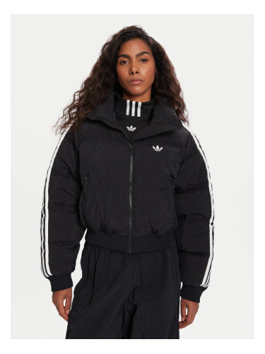 adidas Зимно яке adicolor JX2970 Черен Loose Fit