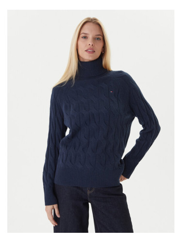 Tommy Hilfiger Поло WW0WW46791 Тъмносин Regular Fit