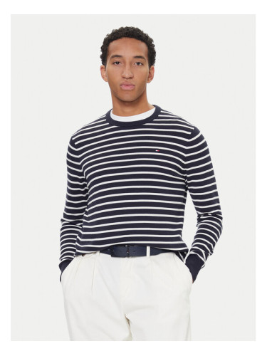 Tommy Hilfiger Пуловер Essential Ssnl MW0MW39999 Тъмносин Regular Fit