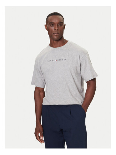 Tommy Hilfiger Тишърт UM0UM03685 Сив Relaxed Fit