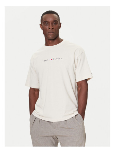 Tommy Hilfiger Тишърт UM0UM03685 Екрю Relaxed Fit