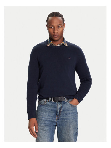 Tommy Jeans Пуловер DM0DM21787 Тъмносин Regular Fit