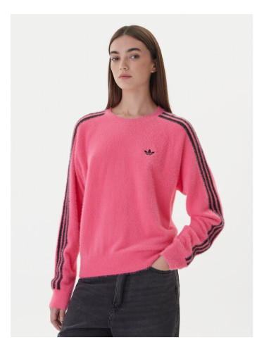 adidas Суитшърт adicolor Holiday JX7811 Розов Loose Fit