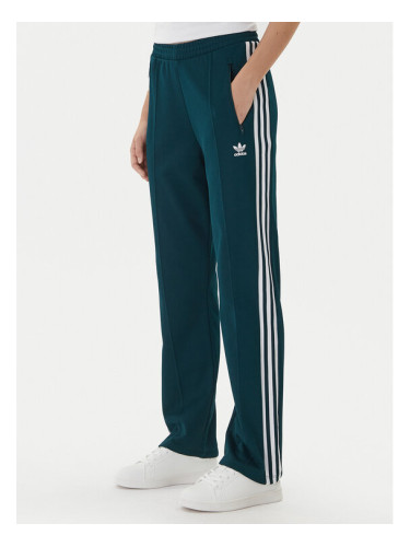 adidas Долнище анцуг Beckenbauer JV7395 Зелен Regular Fit