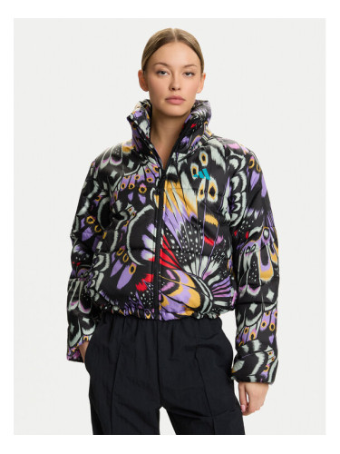 adidas Зимно яке Farm JL8611 Цветен Loose Fit