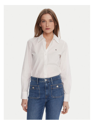 Tommy Hilfiger Риза WW0WW47169 Бял Regular Fit
