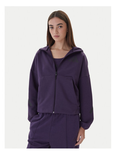 adidas Суитшърт Z.N.E. KC4569 Виолетов Loose Fit