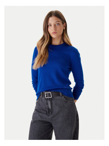 Calvin Klein Пуловер LV044D370G Син Regular Fit