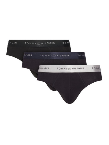 Tommy Hilfiger Комплект 3 чифта слипове UM0UM03703 Черен