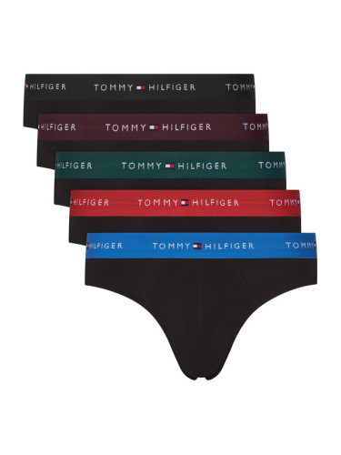 Tommy Hilfiger Комплект 5 чифта слипове UM0UM03386 Черен