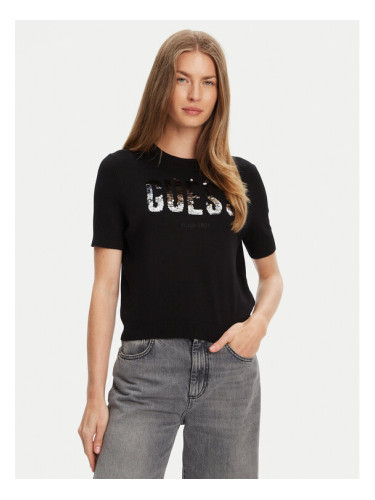 Guess Пуловер W5YR25 Z2NQ2 Черен