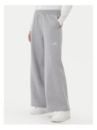 adidas Долнище анцуг ALL SZN Holiday Glitter Fleece JV5758 Сив Loose Fit