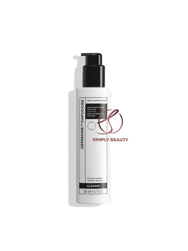 Мицеларен измиващ гел за лице, очи и устни с Пребиотици GERMAINE de CAPUCCINI The Cleansing Expert Micellar Water Gel Face And Eyes