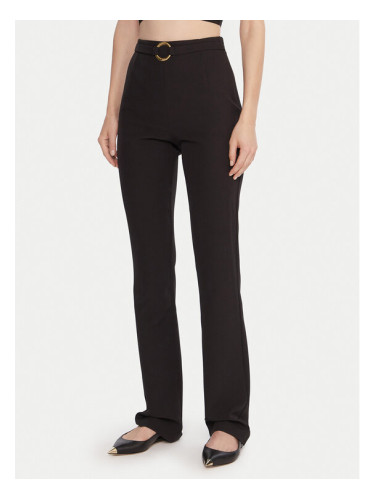 Just Cavalli Текстилни панталони 79PAA131 N0626 Черен Flare Fit