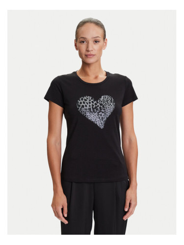 Liu Jo Тишърт UF5264 JS923 Черен Regular Fit