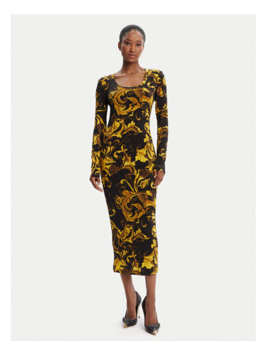 Versace Jeans Couture Ежедневна рокля 79HAO920 JS500 Черен Slim Fit