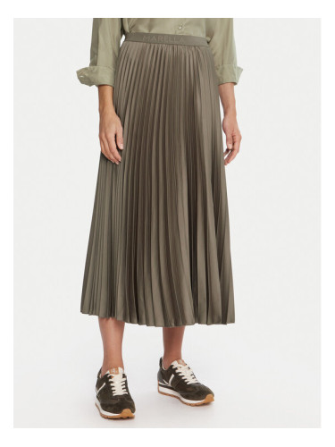 Marella Плисирана пола Pontiac 2523106045 Зелен Regular Fit