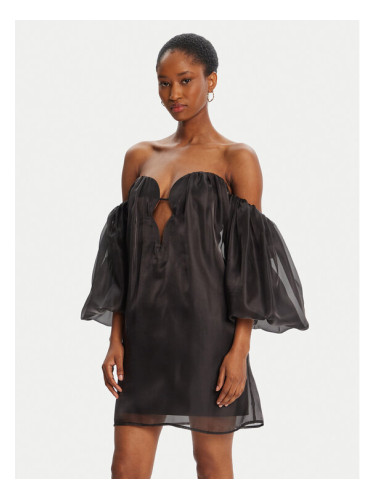 Bardot Коктейлна рокля Freda Volume 59968DB Черен Regular Fit