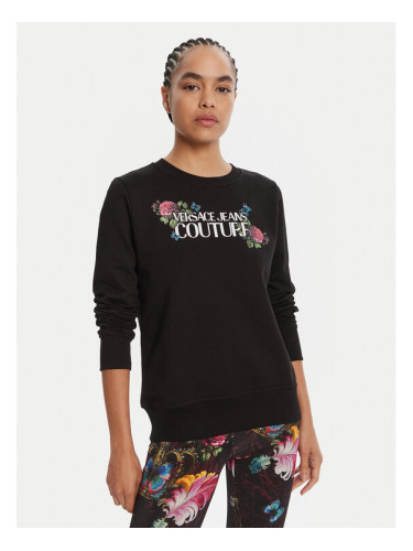Versace Jeans Couture Суитшърт 79HAIB00 CFB00 Черен Regular Fit