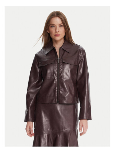 French Connection Яке от имитация на кожа Price 75ZAL 60 Бордо Regular Fit