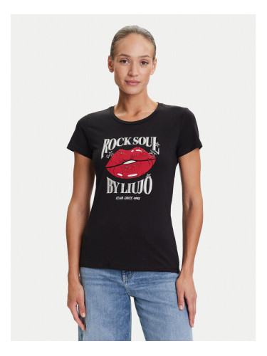 Liu Jo Тишърт UF5265 JS923 Черен Regular Fit