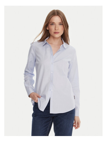 Barbour Риза Derwent LSH1409BL13 Светлосиньо Regular Fit