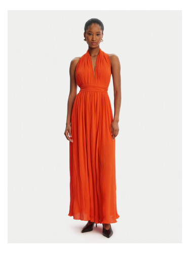 Bardot Официална рокля Amala Pleated Halter 60031DB Червен Regular Fit