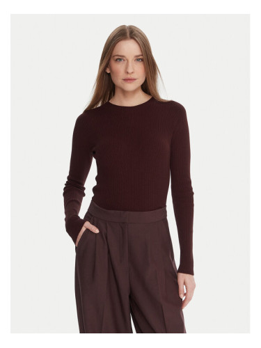 Kontatto Пуловер 3M0809C Кафяв Slim Fit