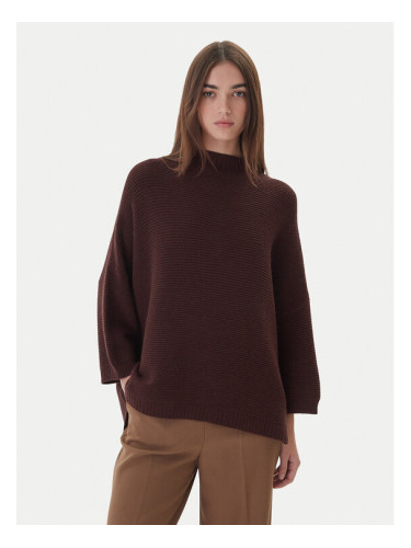 Kontatto Пуловер 3M0848C Кафяв Relaxed Fit