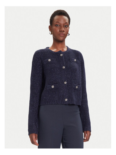 Liu Jo Кардиган MF5235 MA88A Тъмносин Regular Fit