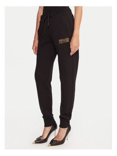 Versace Jeans Couture Долнище анцуг 79HAAT06 CF01T Черен Regular Fit