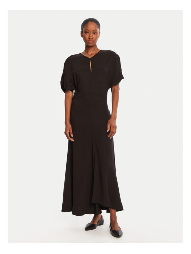 BOSS Коктейлна рокля Denaz 50546587 Черен Regular Fit