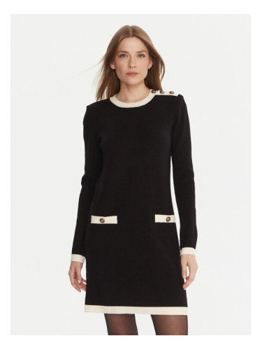 Gaudi Плетена рокля 521FD13009 Черен Regular Fit