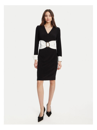 Joseph Ribkoff Коктейлна рокля 253768 Черен Slim Fit