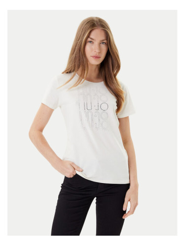 Liu Jo Sport Тишърт TF5166 JS003 Екрю Regular Fit