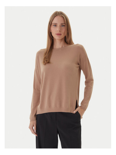 Kontatto Пуловер 3M0800C Бежов Regular Fit