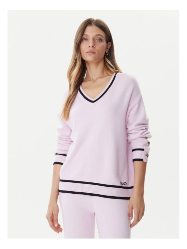 Liu Jo Sport Пуловер TF5229 MS59L Розов Regular Fit