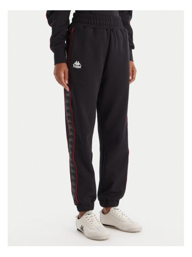 Kappa Долнище анцуг Banda Adina 311M8HW Черен Regular Fit