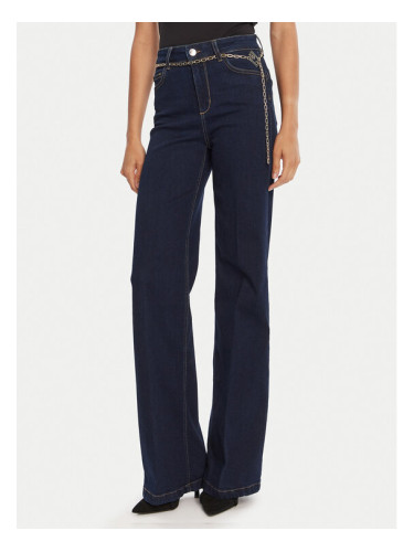 Liu Jo Дънки UF5097 DS018 Тъмносин Flare Fit