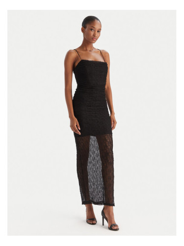 Eleh Коктейлна рокля EFW250350 Черен Slim Fit