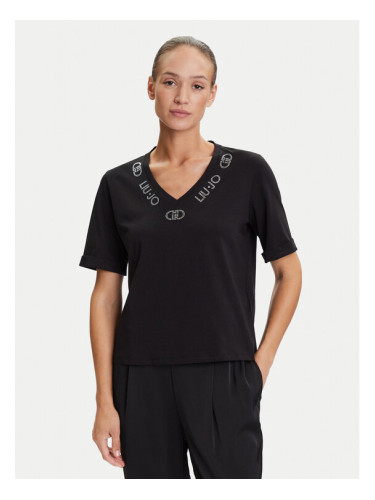 Liu Jo Sport Тишърт TF5143 JS003 Черен Regular Fit