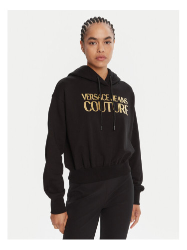 Versace Jeans Couture Суитшърт 79HAIT02 CF01T Черен Regular Fit