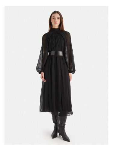 KAOS Коктейлна рокля RI1GX006 Черен Regular Fit