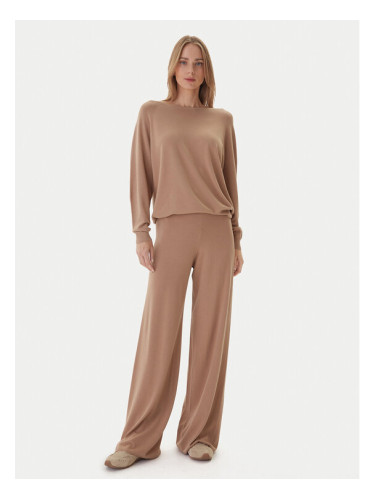 Kontatto Плетени панталони 3M0803C Бежов Regular Fit