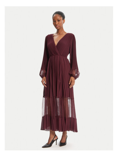 TWINSET Официална рокля 252TP2641 Бордо Regular Fit
