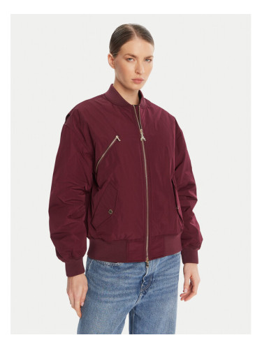 Patrizia Pepe Яке бомбър 8O0185 A619 Бордо Regular Fit