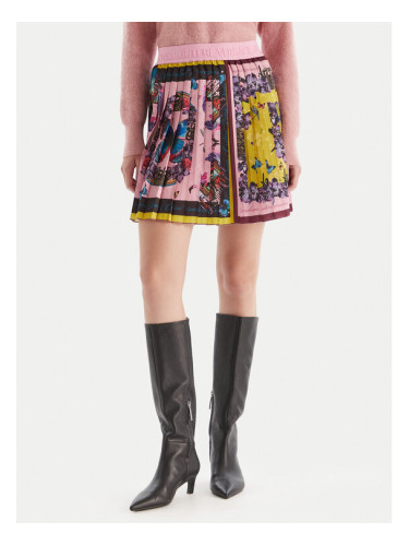 Versace Jeans Couture Плисирана пола 79HAE8P0 NS726 Цветен Regular Fit