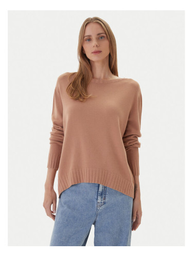 Kontatto Пуловер 3M0808C Бежов Relaxed Fit