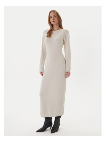 Kontatto Плетена рокля 3M0964C Екрю Slim Fit