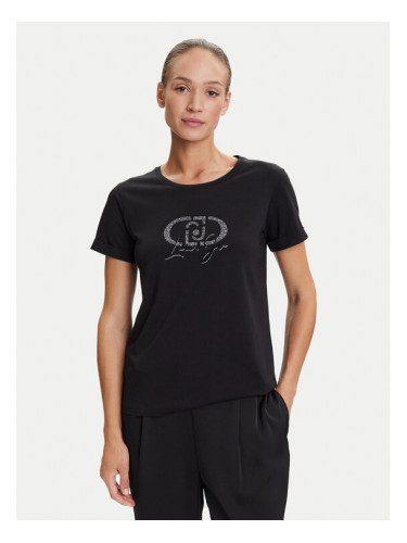 Liu Jo Sport Тишърт TF5163 JS923 Черен Regular Fit